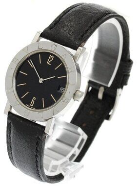 BVLGARI BVLGARIBVLGARI BB30SLD Date black Dial Quartz Boy's Watch_914646